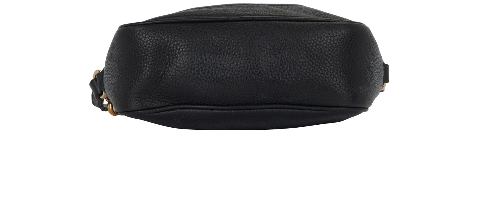 GG Soho Small Disco Crossbody, &pound;750, Handbags, Black, Leather, Top view